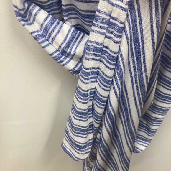 Talbots blue white striped nautical maxi dress XL - Picture 3 of 10